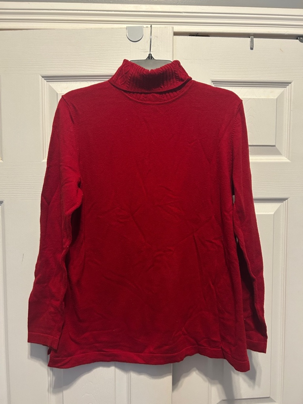 Talbots Red Women's Turtleneck Sweater